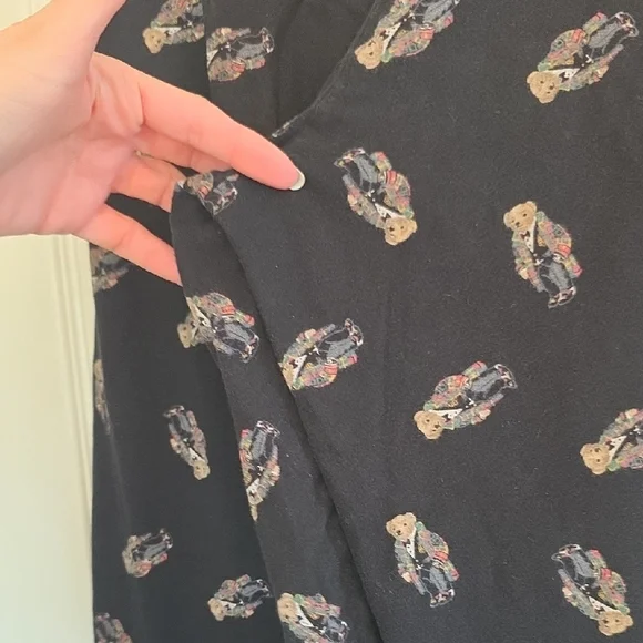 Polo Ralph Lauren Black Patterned Joggers - Picture 8 of 11